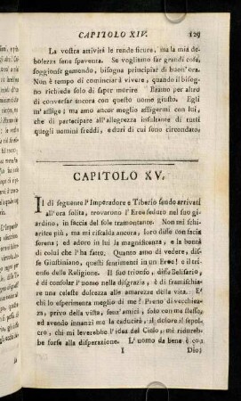 129-142, Capitolo XV.