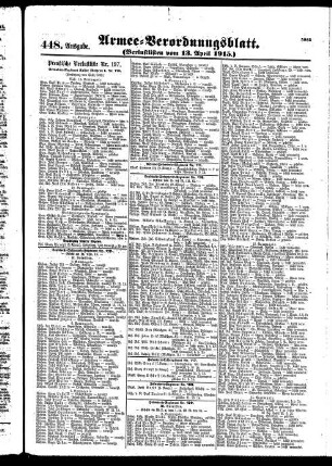 448.Ausgabe. Dienstag, 13. April 1915