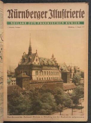 1. Jahrgang, Nummer 7; Nürnberg, 13. August 1927