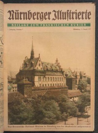 1. Jahrgang, Nummer 7; Nürnberg, 13. August 1927