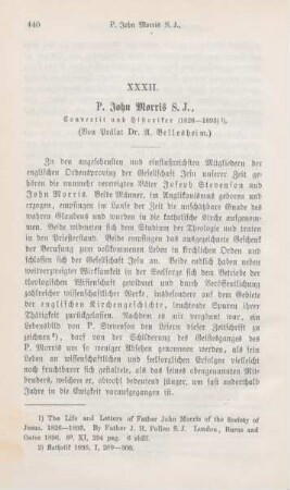 440-460 P. John Morris S. J., Convertit und Historiker (1826-1893)