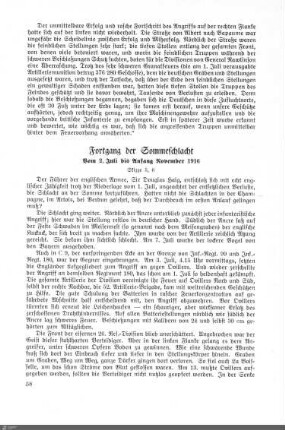 Fortgang der Sommeschlacht