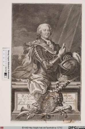 Bildnis (Ulrich Frederik) Woldemar Graf von Löwendal