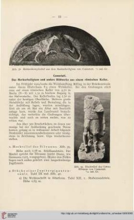 Neue Folge 3: Cannstatt - das Merkurheiligtum und andere Bildwerke aus einem römischen Keller