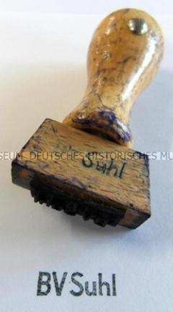 Stempel "BV Suhl"