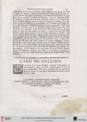 L’arc de Gallien