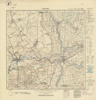 2467 (alte Nr.: 1071) Ratzebuhr, Meßtischblatt (4cm - Karte)