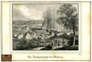 Das Amalgamirwerk bey Freyberg. 1835.