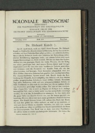 Dr. Richard Kandt