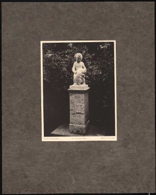 Märchenbrunnen, Berlin-Friedrichshain: Tafel 32: Dekorative Gruppe (aus: Max Osborn, Der Märchenbrunnen am Friedrichshain zu Berlin)