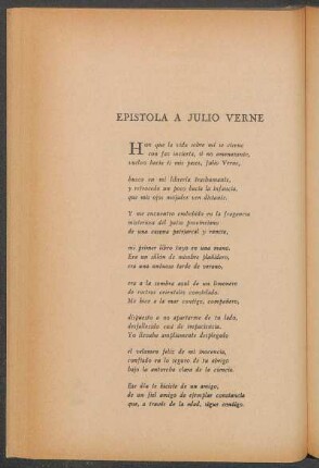 Epístola a Julio Verne