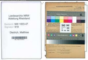 Entnazifizierung Matthias Diedrich , geb. 02.03.1897 (Lehrer)