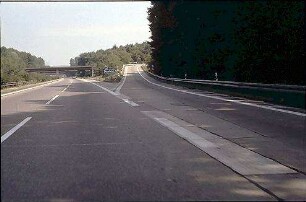 Ausfahrt Ost aus Hauptfahrbahn Ost (Basel Richtung Karlsruhe)/Einfahrt in Tangente Südost