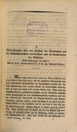 Archiv für die Offiziere der Königlich Preußischen Artillerie- und Ingenieur-Corps. 3, 3 = Jg. 2. 1836