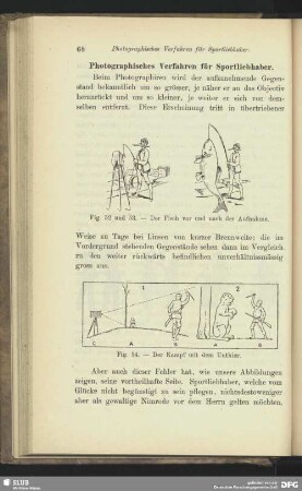 Photographisches Verfahren für Sportliebhaber.