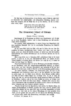 The Elementary School of Chicago