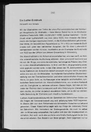 Ein Luther-Erstdruck