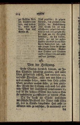 46. Von der Heiligung. - 58. Von den vier letzten Dingen.