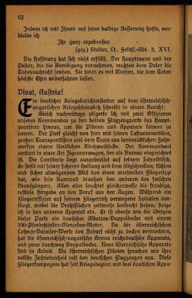 62-65, 21. Vivat, Austria!