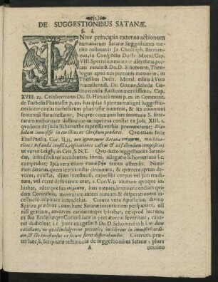 De Suggestionibus Satanae