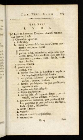 567-596, Tabula XXVI: Ludi