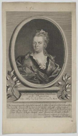 Bildnis der Catharina Susanna Buddein