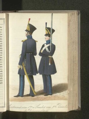 Lieutenant vom 1sten und Gardist vom 2ten Bataillon des Bürgermilitairs.