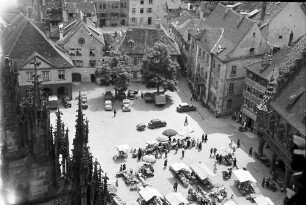 Freiburg: Blick vom Münster; zur Musikhochschule