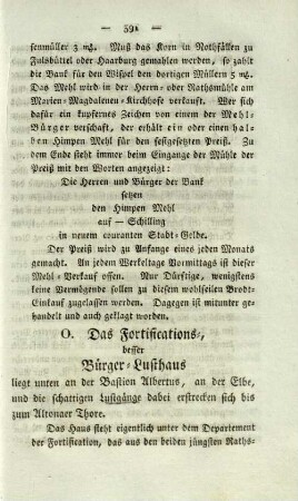 O. Das Fortifications-, besser Bürger-Lufthaus