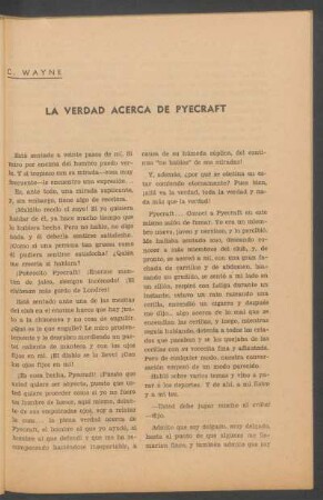 La verdad acerca de Pyecraft : [No era un hombre gordo, era algo más, algo mucho más trágicamente cómico.]