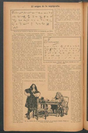 El origen de la taquigrafía