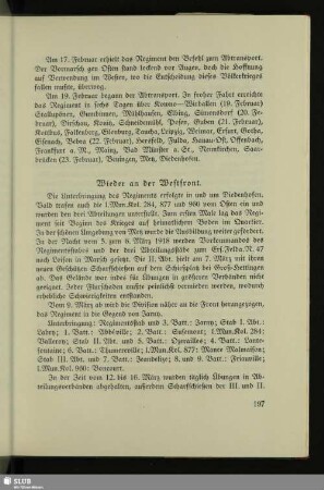 Wieder an der Westfront