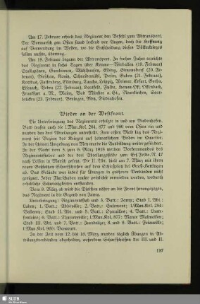 Wieder an der Westfront