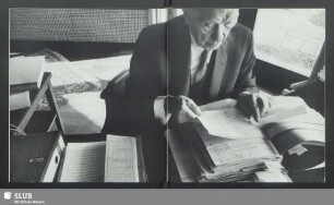 Adenauer beim Arbeiten