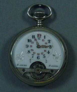 Taschenuhr (Achttage- Taschenuhr)