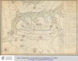 Plan de L'affaire de Maxen du 20me 9bre [novembre] 1759. J[ohann] J[akob] Hill o.O.