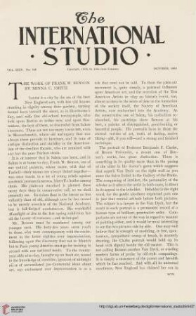 35.1908 = Nr. 140: The work of Frank W. Benson