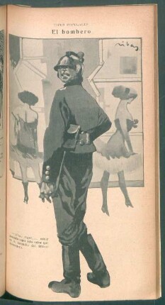 El bombero - [Dibujo] : Tipos populares