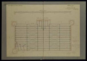 Marburg, ehemaliges Landgrafenschloss, Hauptgebäude, Saalbau, Planung der eisernen Dächer