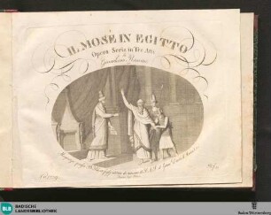 Il Mosé in Egitto : opera seria in tre atti