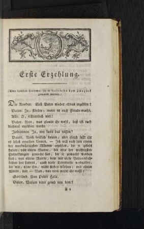 [Erste - Fünfte Erzehlung.]
