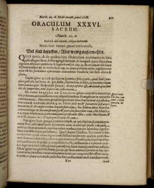 Oraculum XXXVI. Sacrum. - Oraculum XL. Sacrum.