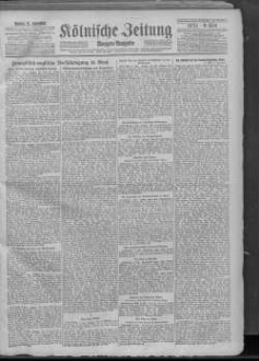 Kölnische Zeitung. 1803-1945