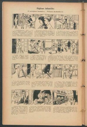 El aeroplano fantástico.- Primera desobediencia