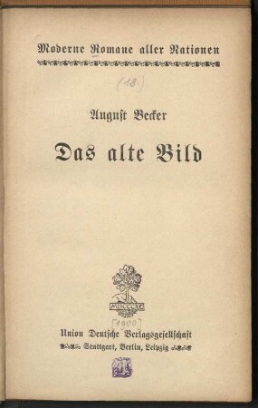 Das alte Bild