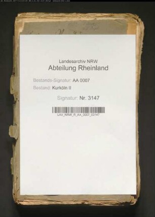 Duplikate kurkölnischer Edikte und Verordnungen