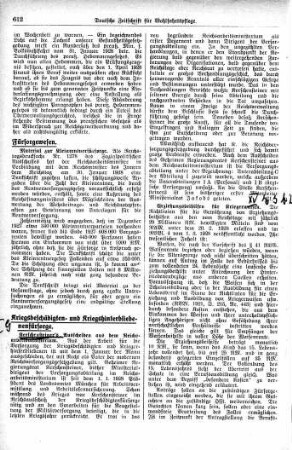 Erziehungsbeihilfen für Kriegerwitwen [Kriegsbeschädigten- und Kriegshinterbliebenenfürsorge]