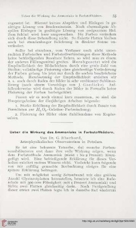 17: Ueber die Wirkung des Ammoniaks in Farbstoffbädern