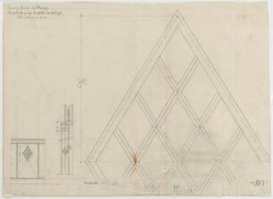 Fischer, Theodor; Planegg bei München (Bayern); Ev. Waldkirche - Spanplatten von der Orgel (Details)