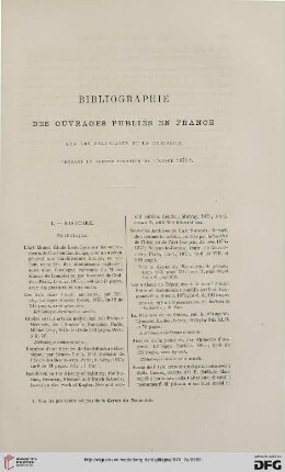 Bibliographie des ouvrages publiés en France sur les Beaux-Arts et la curiosité